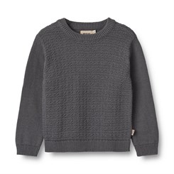 Wheat Knit Pullover Borris - Stormy blue